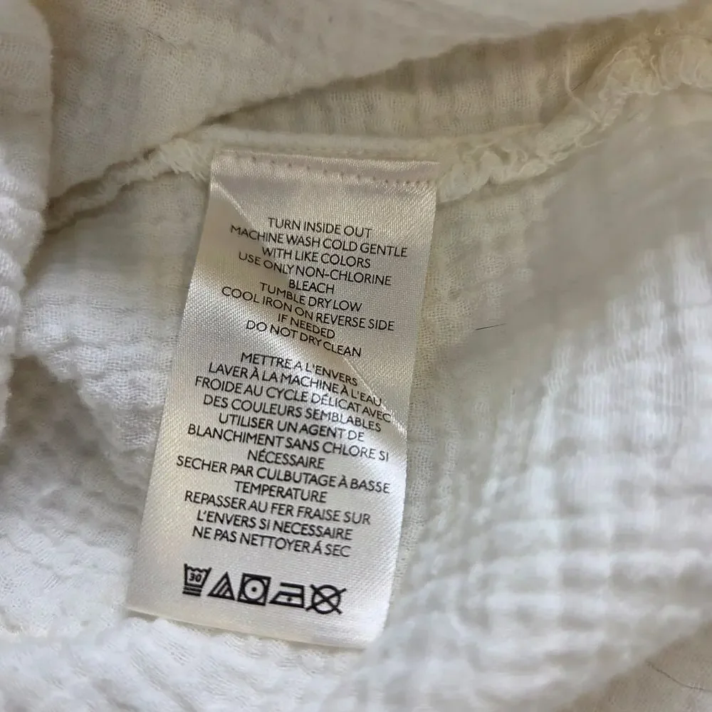 We The Free Summer Day Dream White Lightweight Top Medium - Picture 7 of 7